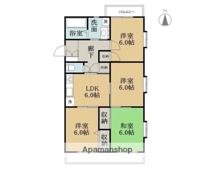 朋友レジデンスの間取り