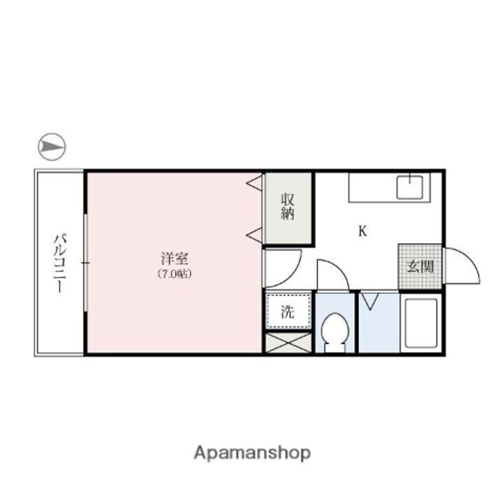 聖ハイツの間取り