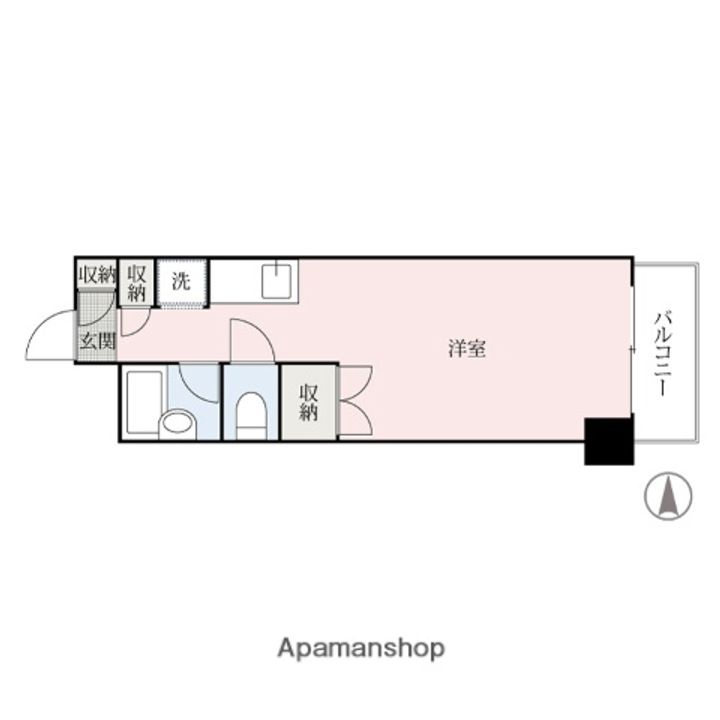 群馬県高崎市江木町の賃貸マンション401の間取り