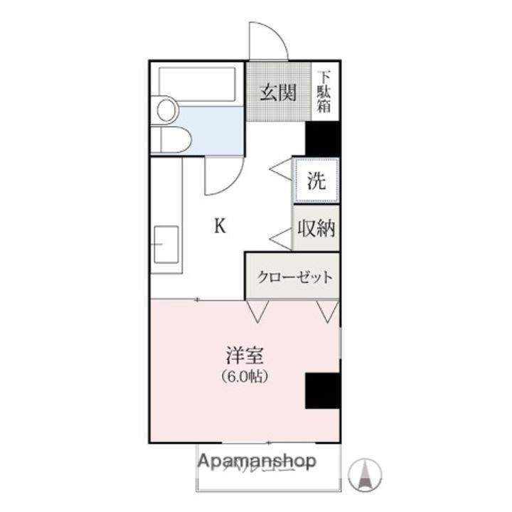 やまざきビル401の間取り