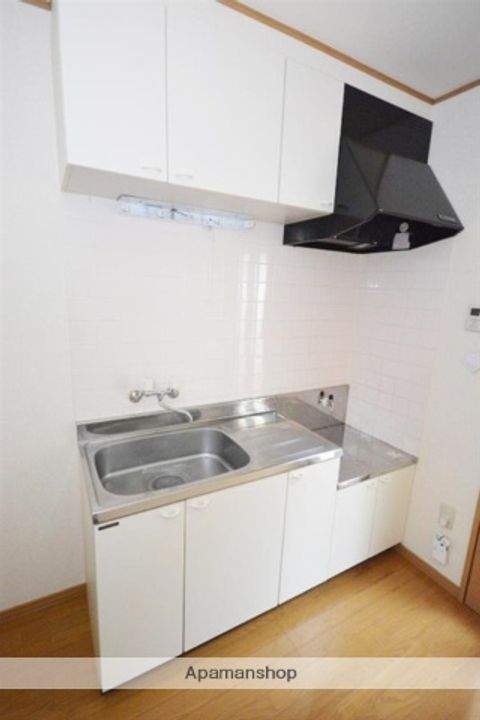 群馬県前橋市箱田町の賃貸アパートのキッチン