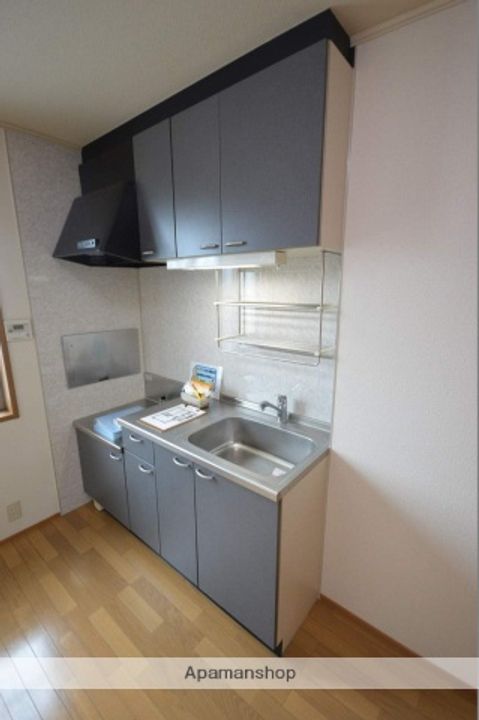 群馬県前橋市高井町1丁目の賃貸アパートA201のキッチン