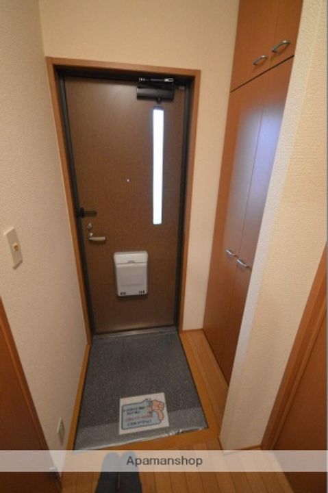 群馬県前橋市高井町1丁目の賃貸アパートB201の玄関
