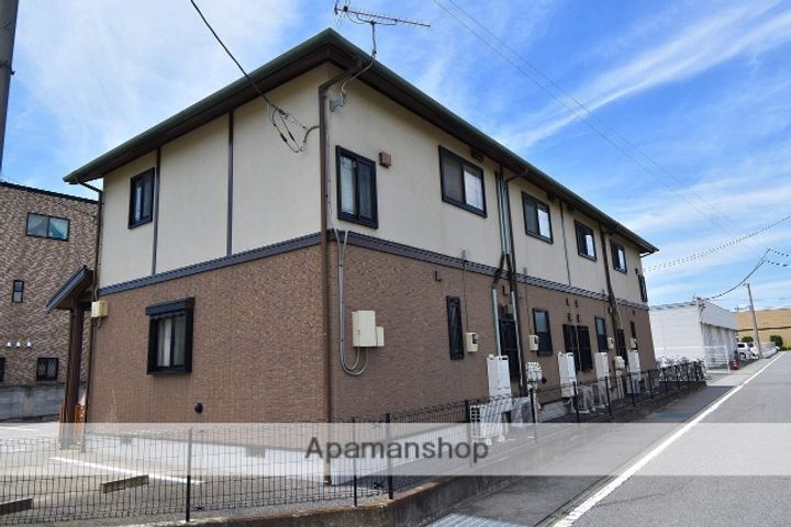 群馬県前橋市六供町の賃貸アパート102の外観