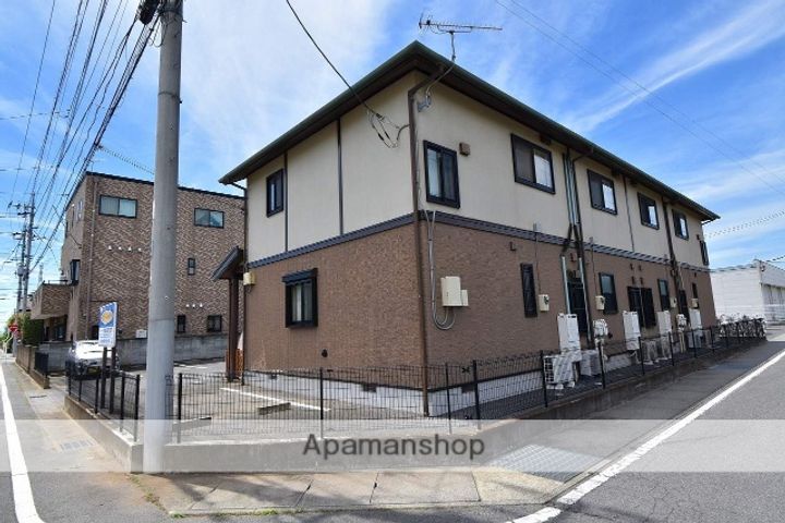 群馬県前橋市六供町の賃貸アパート102の外観