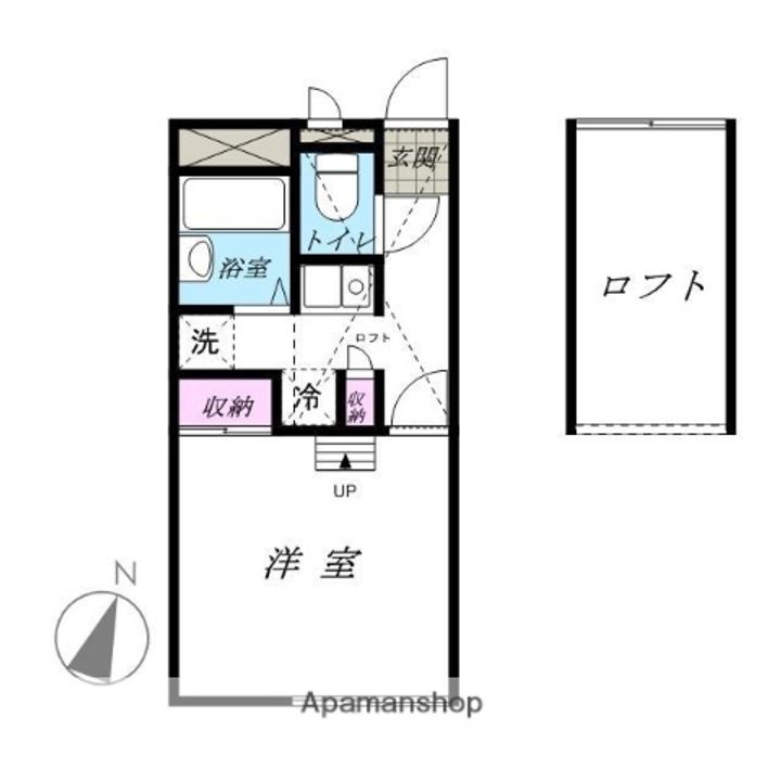 プランドール前橋204の間取り