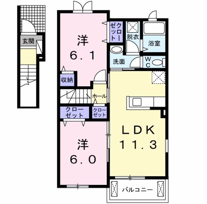 パストラル上ノ原Ⅰの間取り