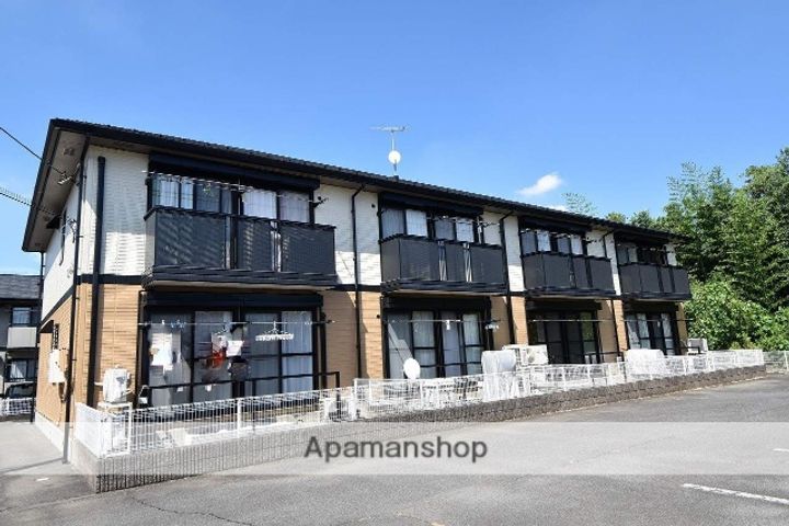 群馬県前橋市総社町植野の賃貸アパートの外観