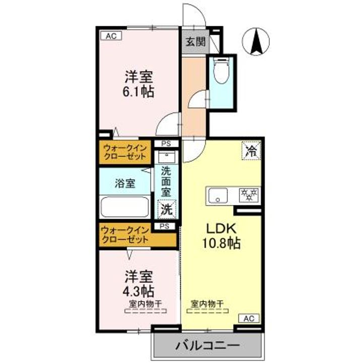 フェリオ文京 IIの間取り