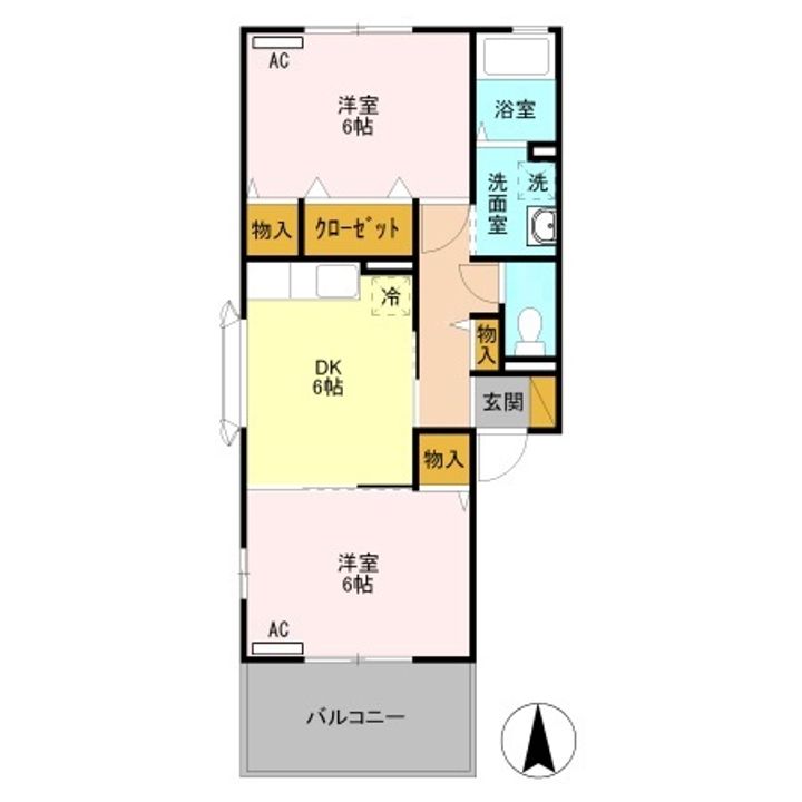 セジュール IIIの間取り