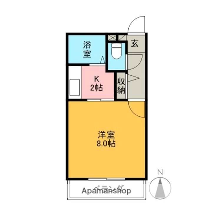 プリモ川曲の間取り