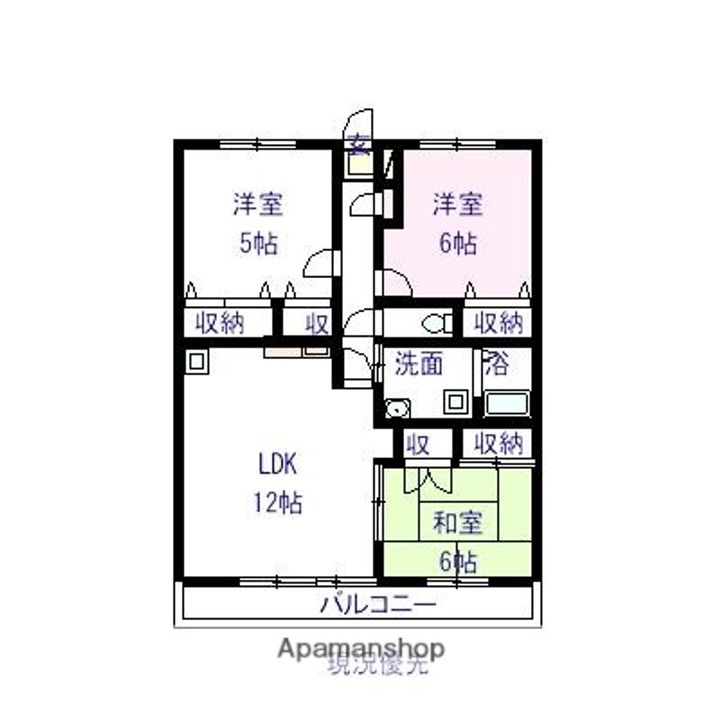 ベルエアコート601の間取り