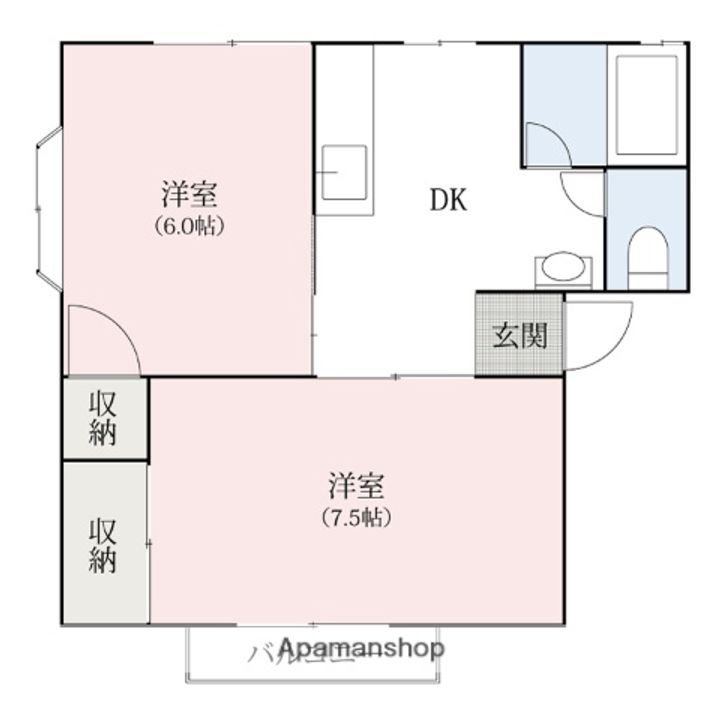 サンヒルズABB101の間取り