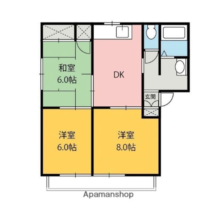 ライヴリWEW202の間取り