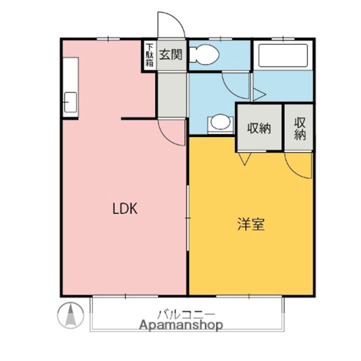 ハイツアーバンの間取り