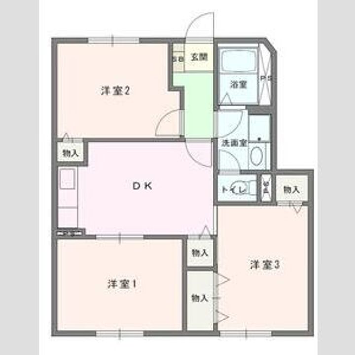 ラルジュⅡの間取り