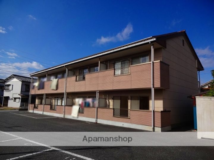 群馬県高崎市新町の賃貸アパートの外観