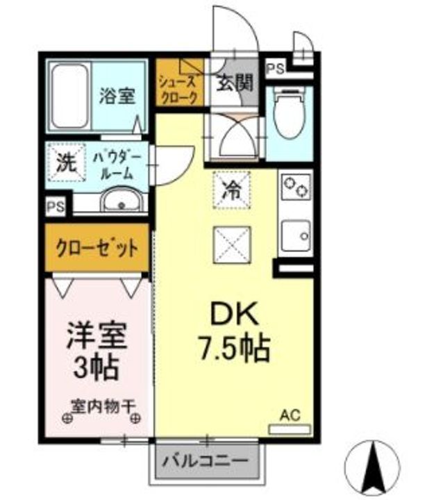 パルクノールの間取り