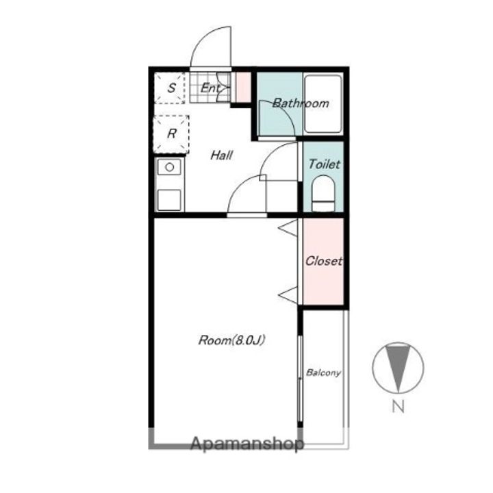 高崎ピュアビル(住居)の間取り