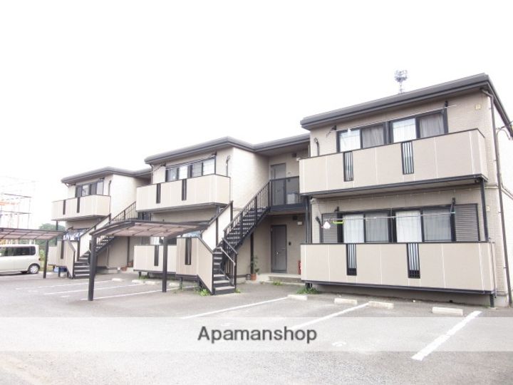 群馬県高崎市上豊岡町の賃貸アパートの外観