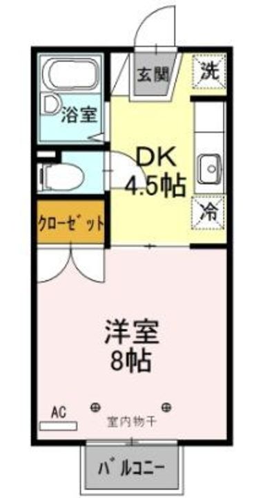 ジュネス山本の間取り