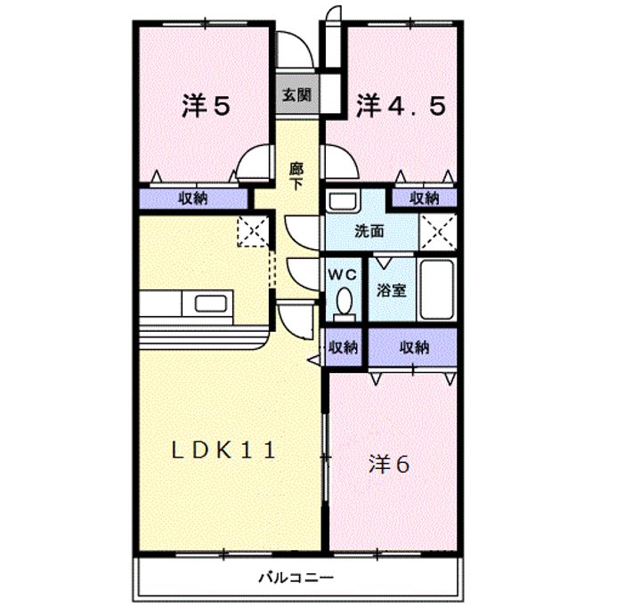 ルミエールの間取り