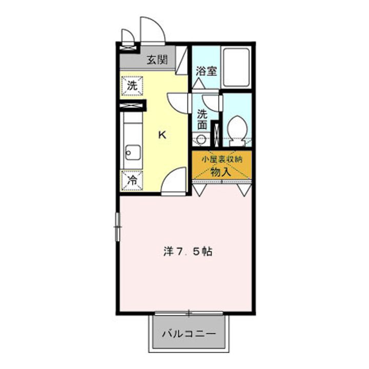 クレアールの間取り