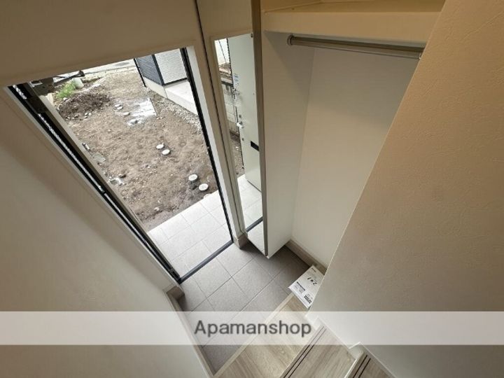 群馬県高崎市井野町の賃貸アパートの玄関