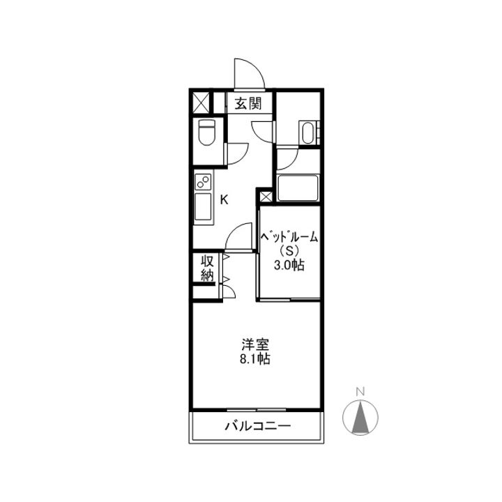 RENAXIA KAWAHARA(レナジア川原)の間取り