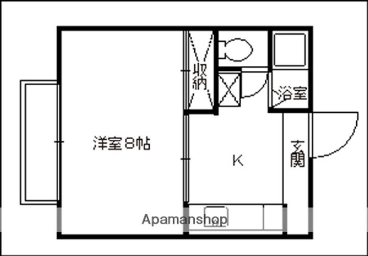 広瀬ハイツの間取り