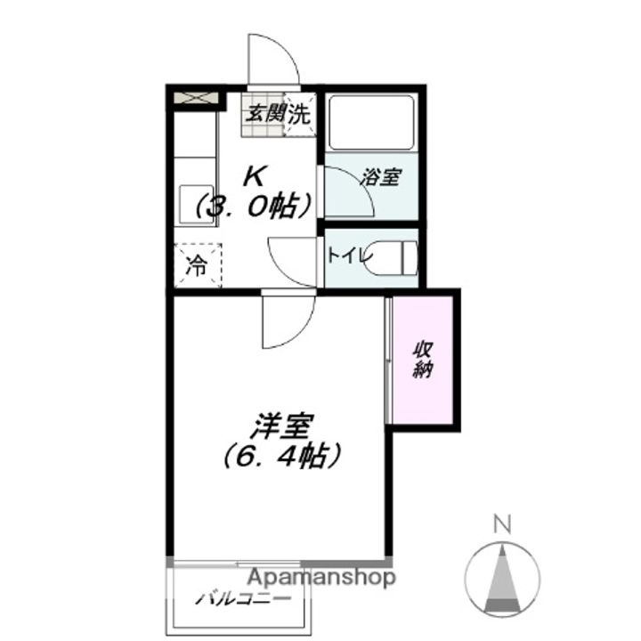 シティハイツスノーフレークの間取り