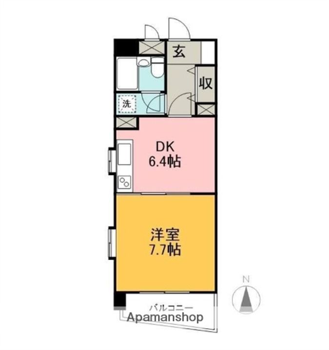 ライオンズプラザ前橋広瀬川301の間取り