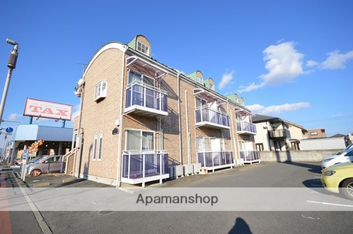 群馬県前橋市荒牧町1丁目の賃貸アパートの外観