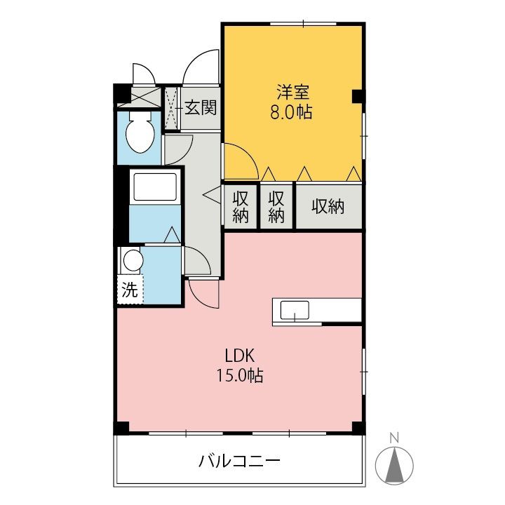 グリーンパークAYAの間取り