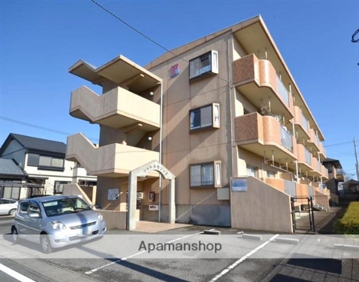 群馬県前橋市荒牧町3丁目の賃貸マンションの外観