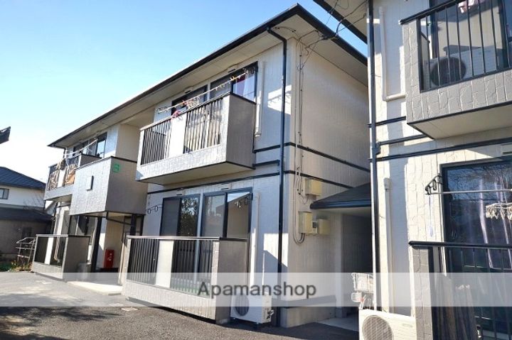群馬県前橋市下細井町の賃貸アパートの外観