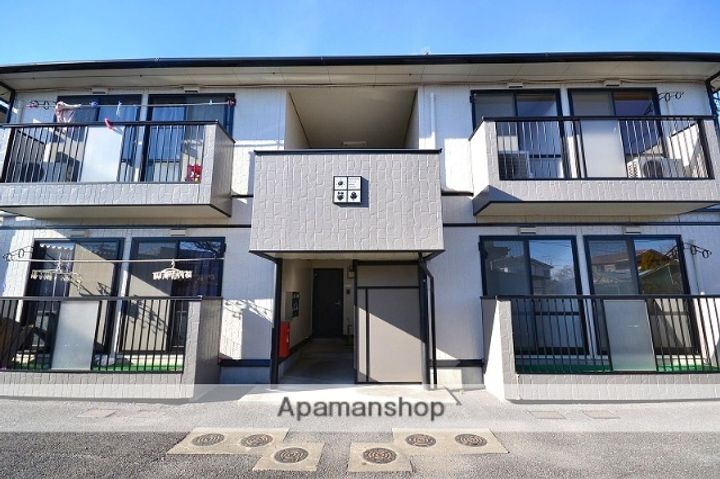 群馬県前橋市下細井町の賃貸アパートの外観