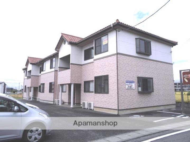 群馬県前橋市青柳町の賃貸アパートの外観