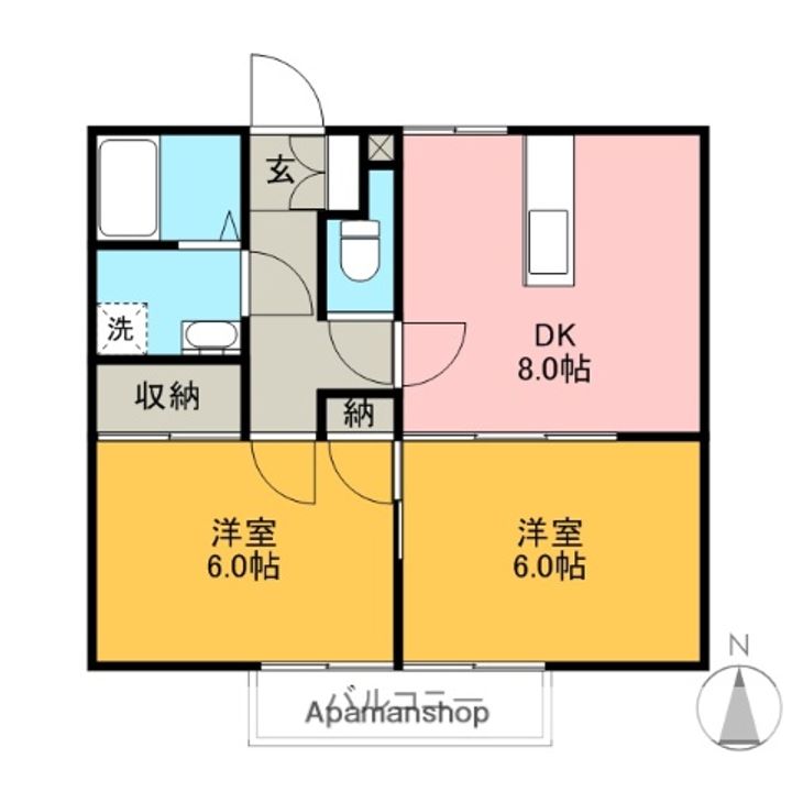 ラベンダーの間取り