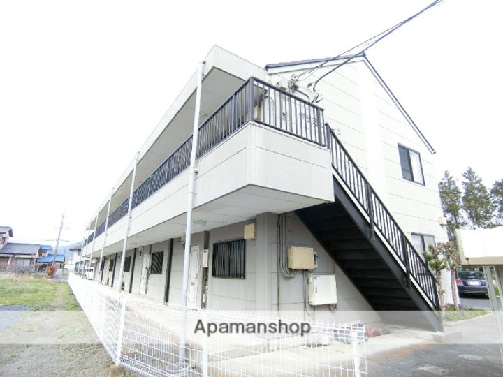 群馬県太田市市場町の賃貸アパートの外観