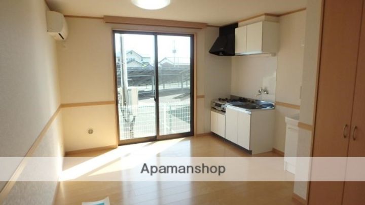 群馬県太田市藤阿久町の賃貸アパート102の居間