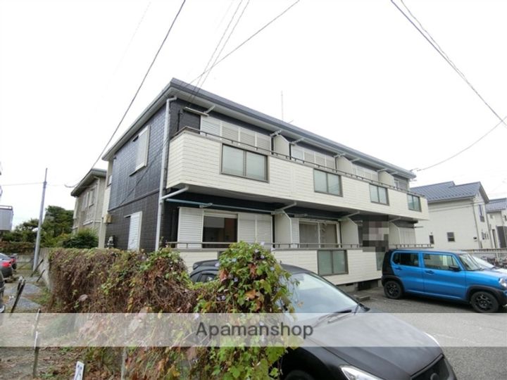 群馬県館林市千代田町の賃貸アパートの外観