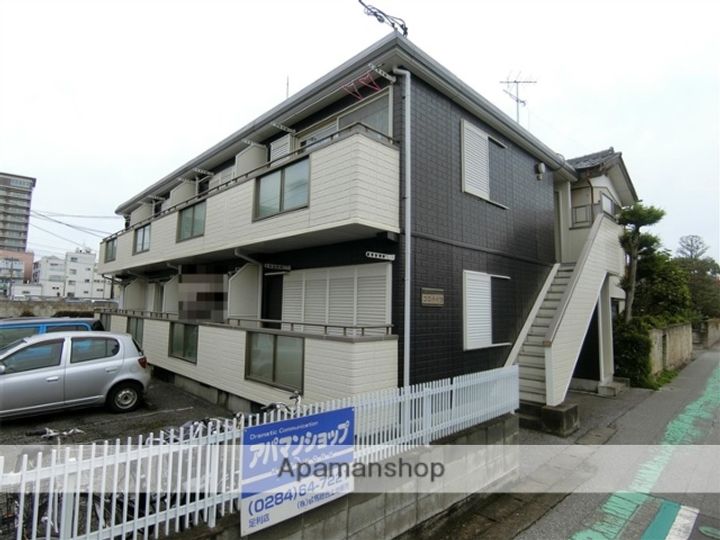 群馬県館林市千代田町の賃貸アパートの外観