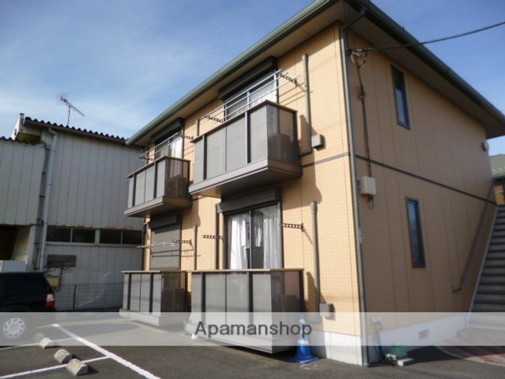 群馬県太田市西新町の賃貸アパートの外観