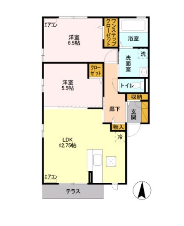 RECIENTE Bの間取り