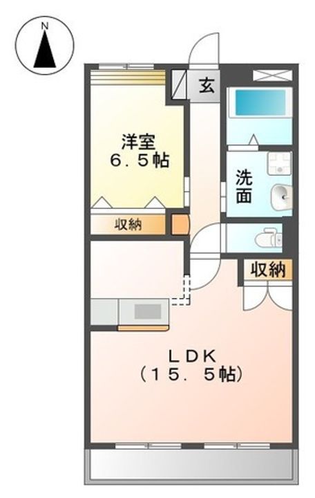 グランティアCの間取り