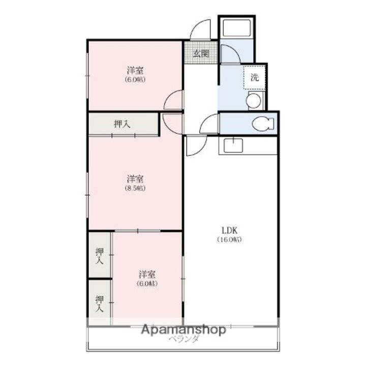 グランデGEO301の間取り