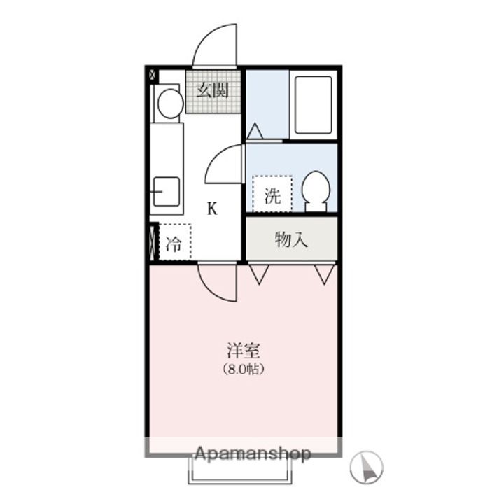 メゾン光104の間取り