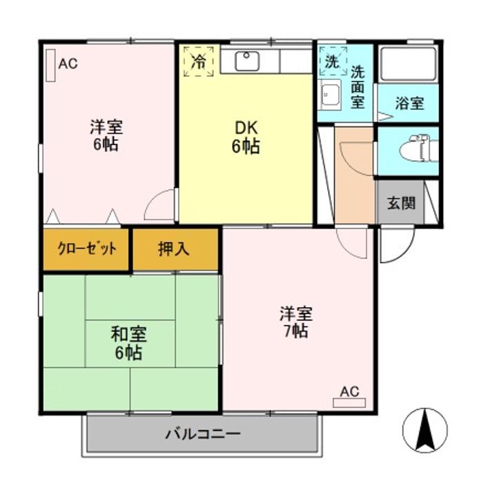 セジュールMMD Vの間取り