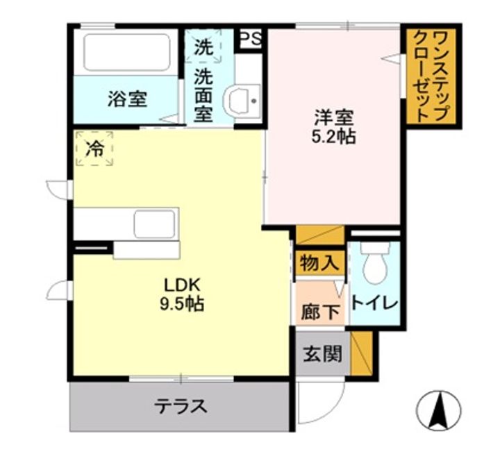コンフォール・メゾン Ⅲの間取り